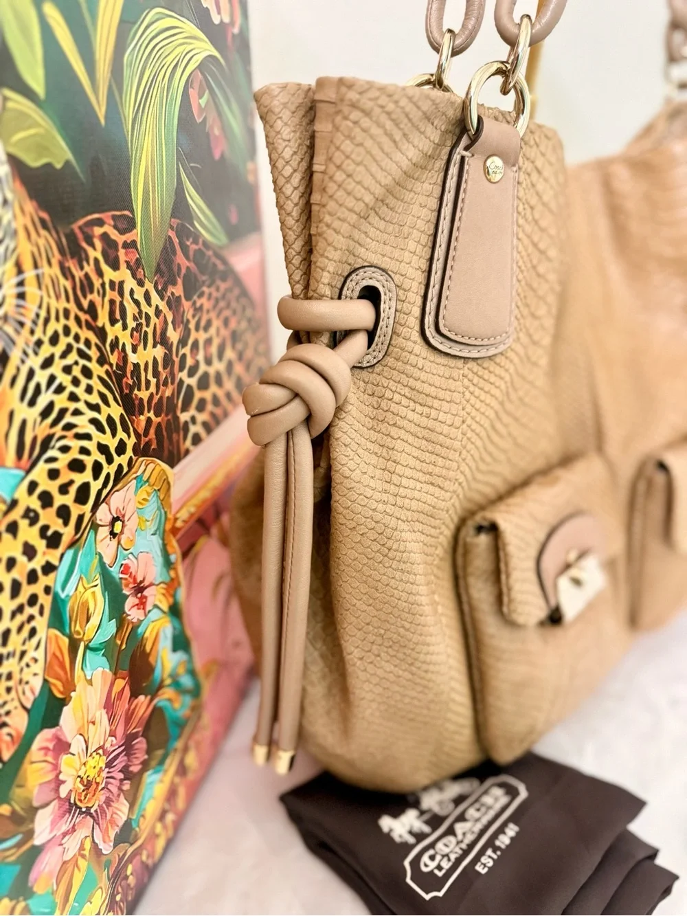 Rare!! NWOT - Coach Kristin Pocket Tote (L0820-14754) - Picture 6 of 16
